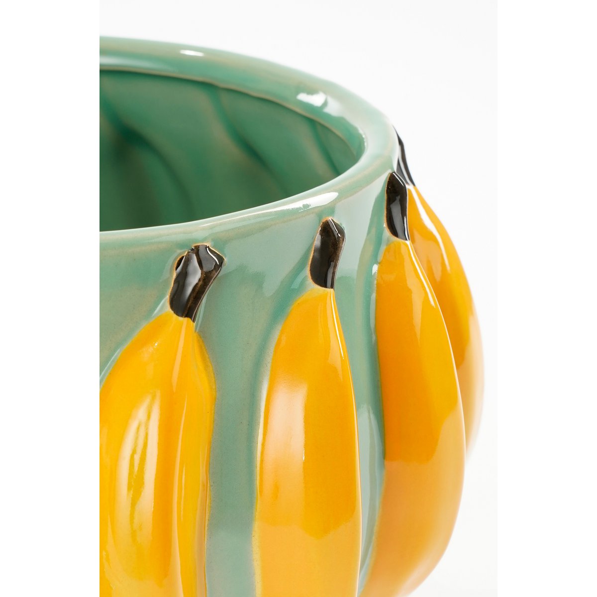 Mosa Blumenpot im Inneren - H18 x Ø24 cm - Keramik - hellgrün