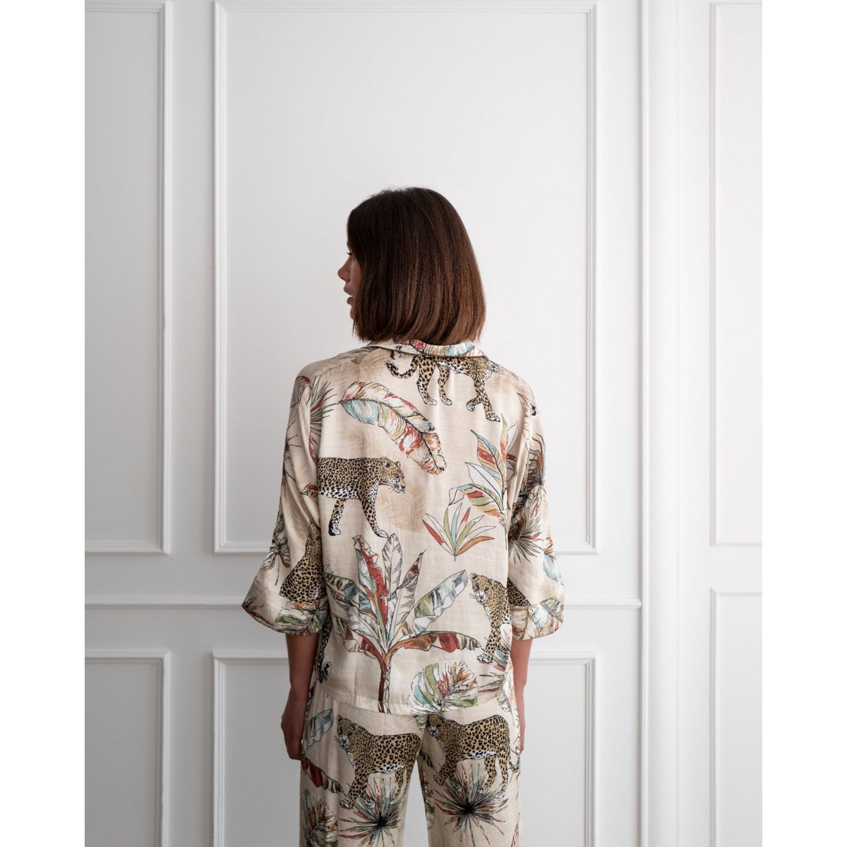 Bluse Loose Cut Leopard