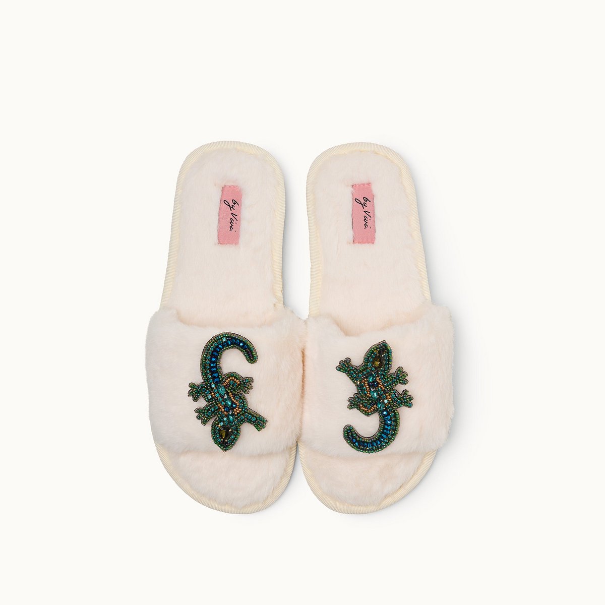 Broschenpaar für Slipper: Salamander