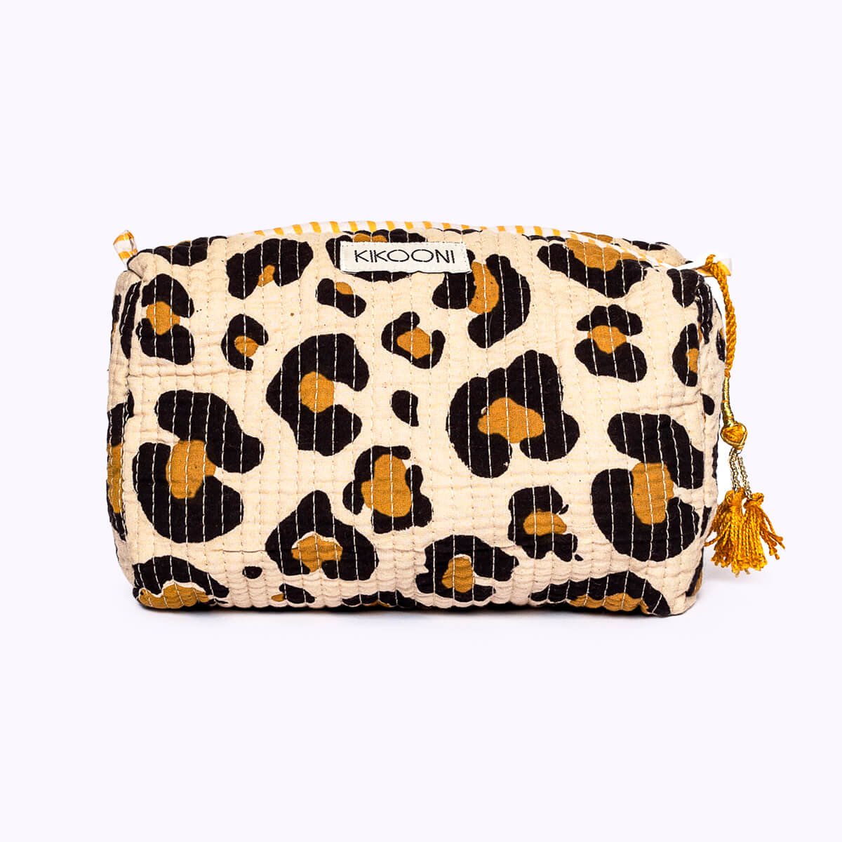 Handgemachte Kosmetiktasche "Oh Leo"