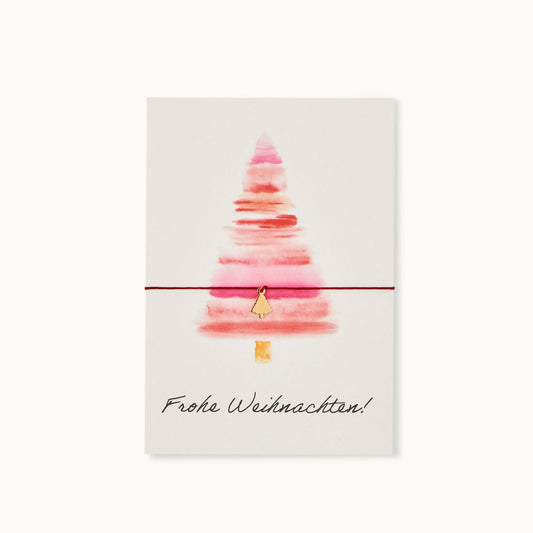 Armband-Karte: Frohe Weihnachten