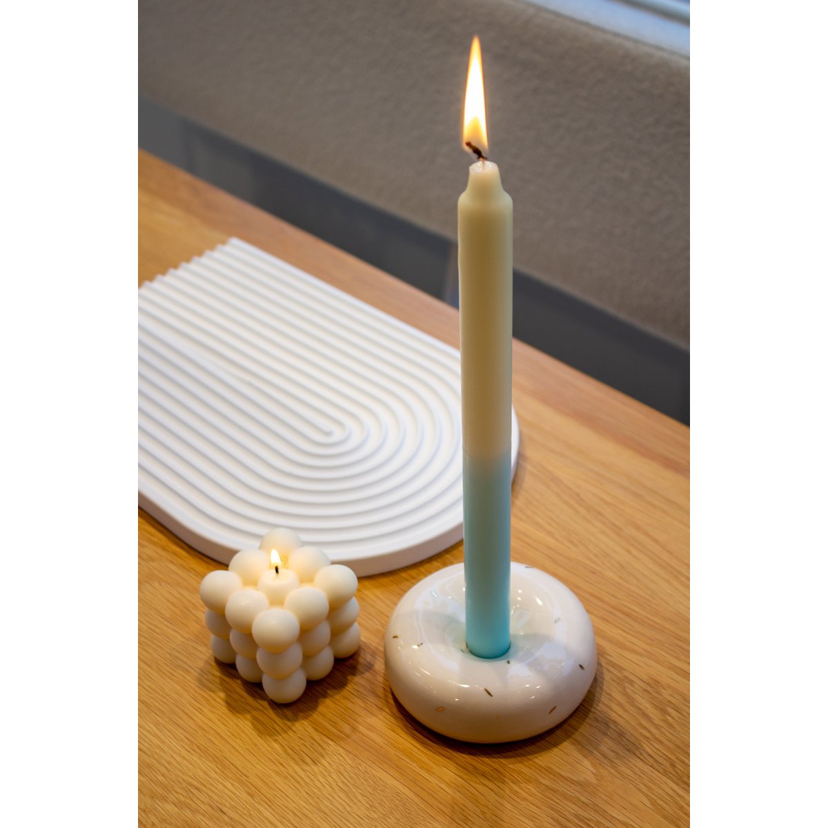 Kerzenständer Donut Gold SPECIAL EDITION