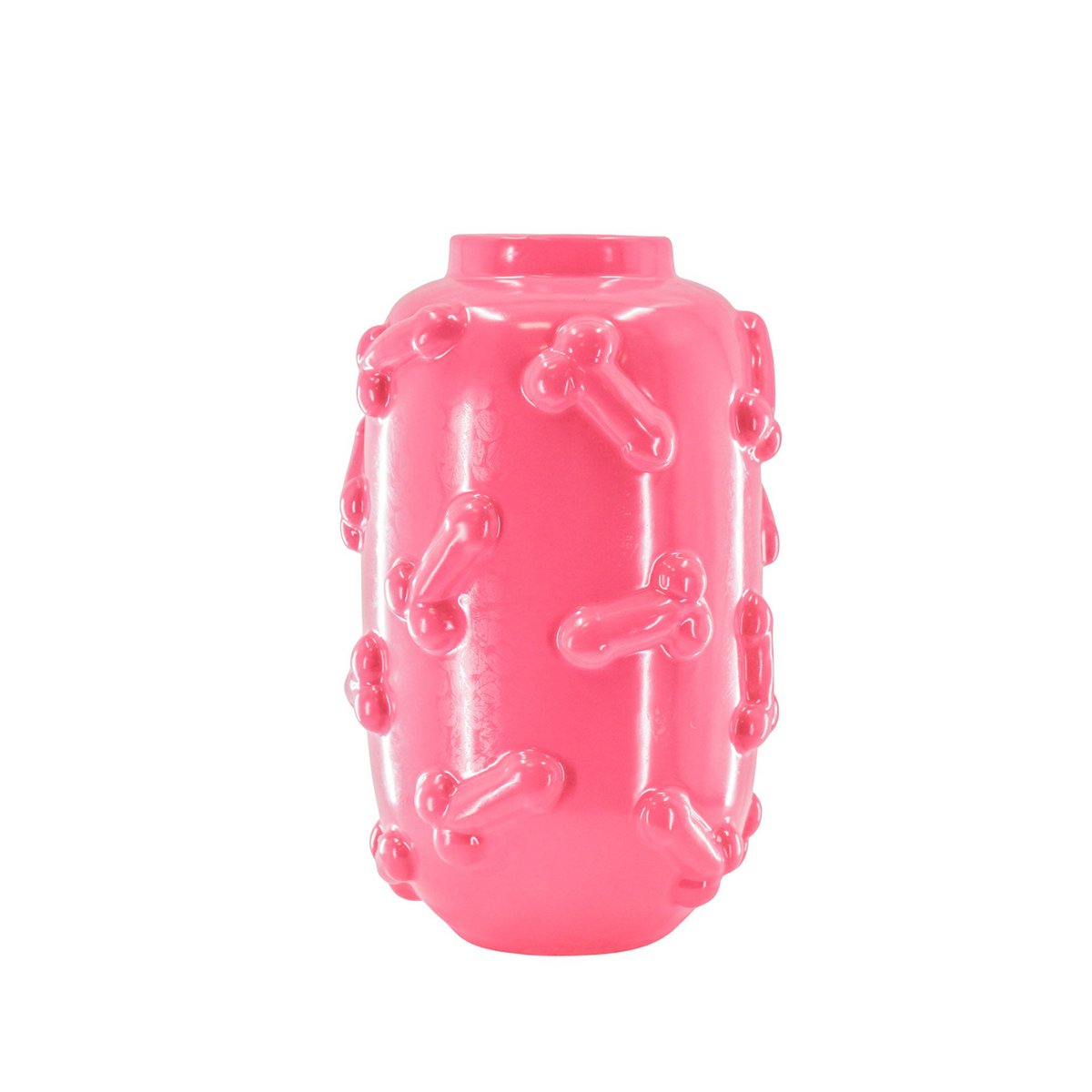 Vase - Dick - Keramik - Rosa - 17x17x27cm