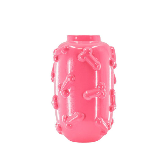 Vase - Dick - Keramik - Rosa - 17x17x27cm