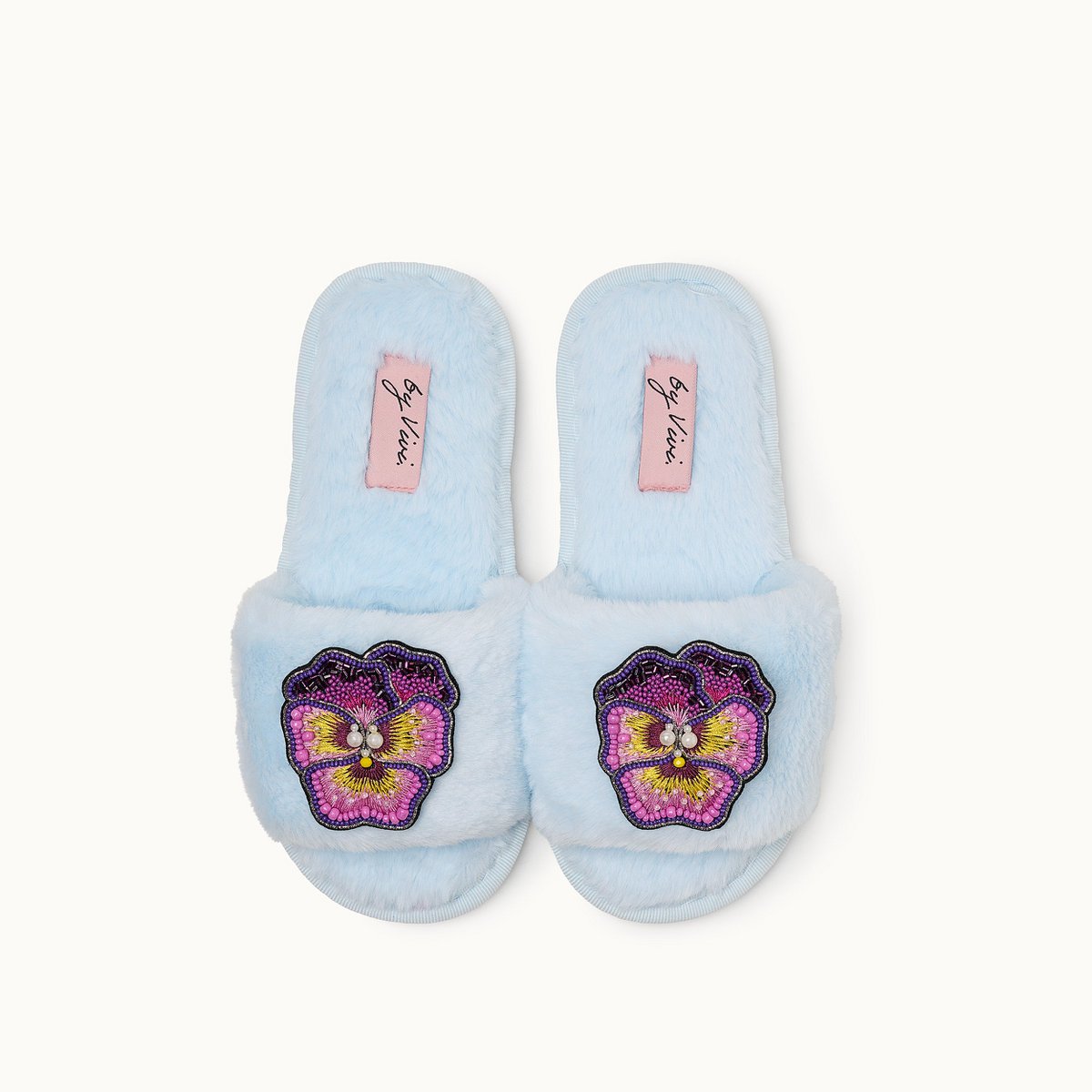 Broschenpaar für Slipper: Orchidee