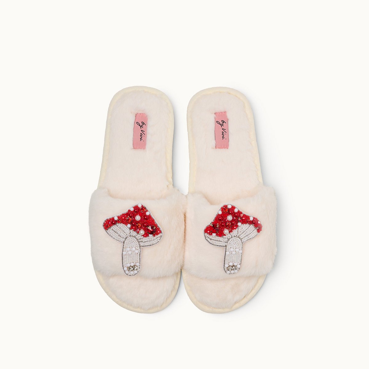 Broschenpaar für Slipper: Mushrooms