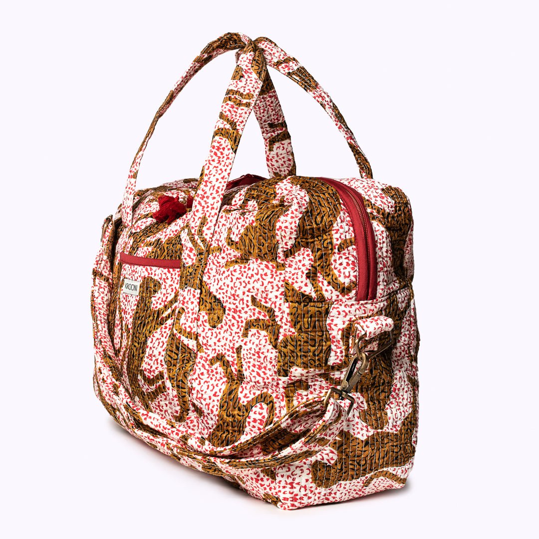Große Reisetasche "h.leopard"