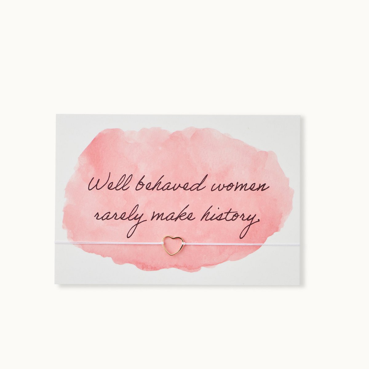 Armband-Karte: Wellbehaved Women