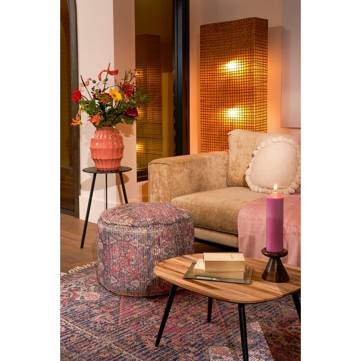 Pippa Vase – H33 x Ø27 cm – Keramik – Rosa