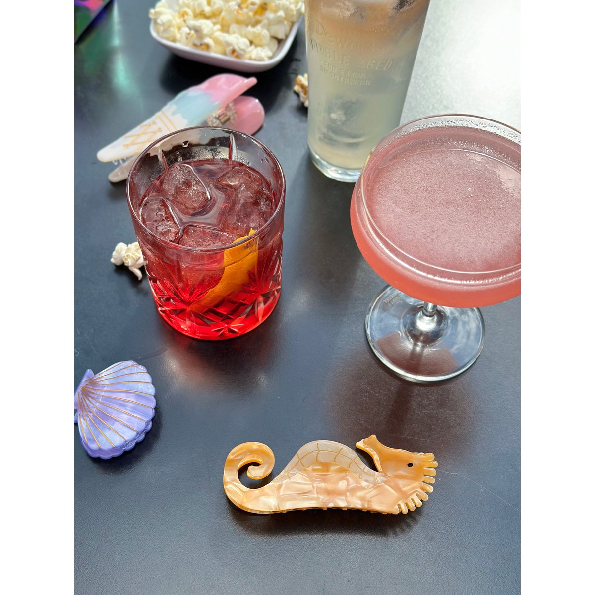 Haarklammer Eis Pastell