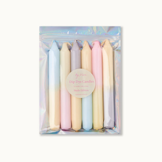 Dip Dye Kerzen Set: The Nudes