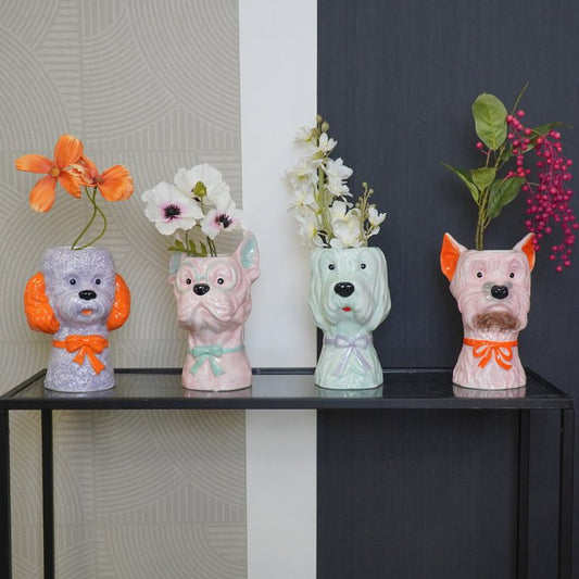 Vase -Flower Vase Dog