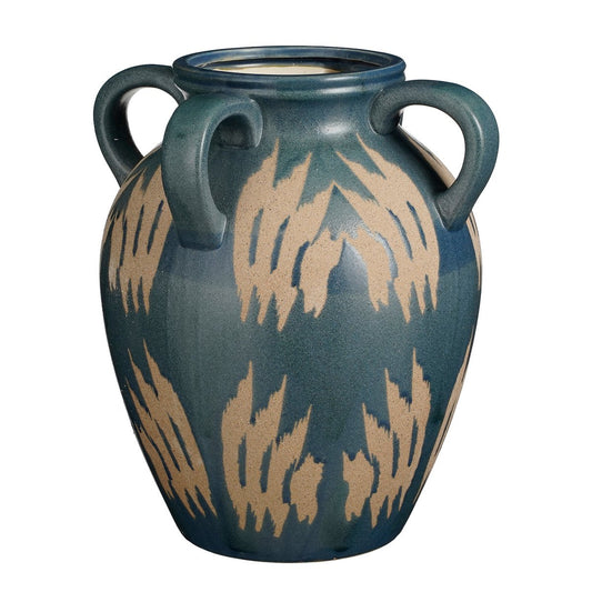 Caldo Vase – L28 x B28 x H36 cm – Keramik – Dunkelblau