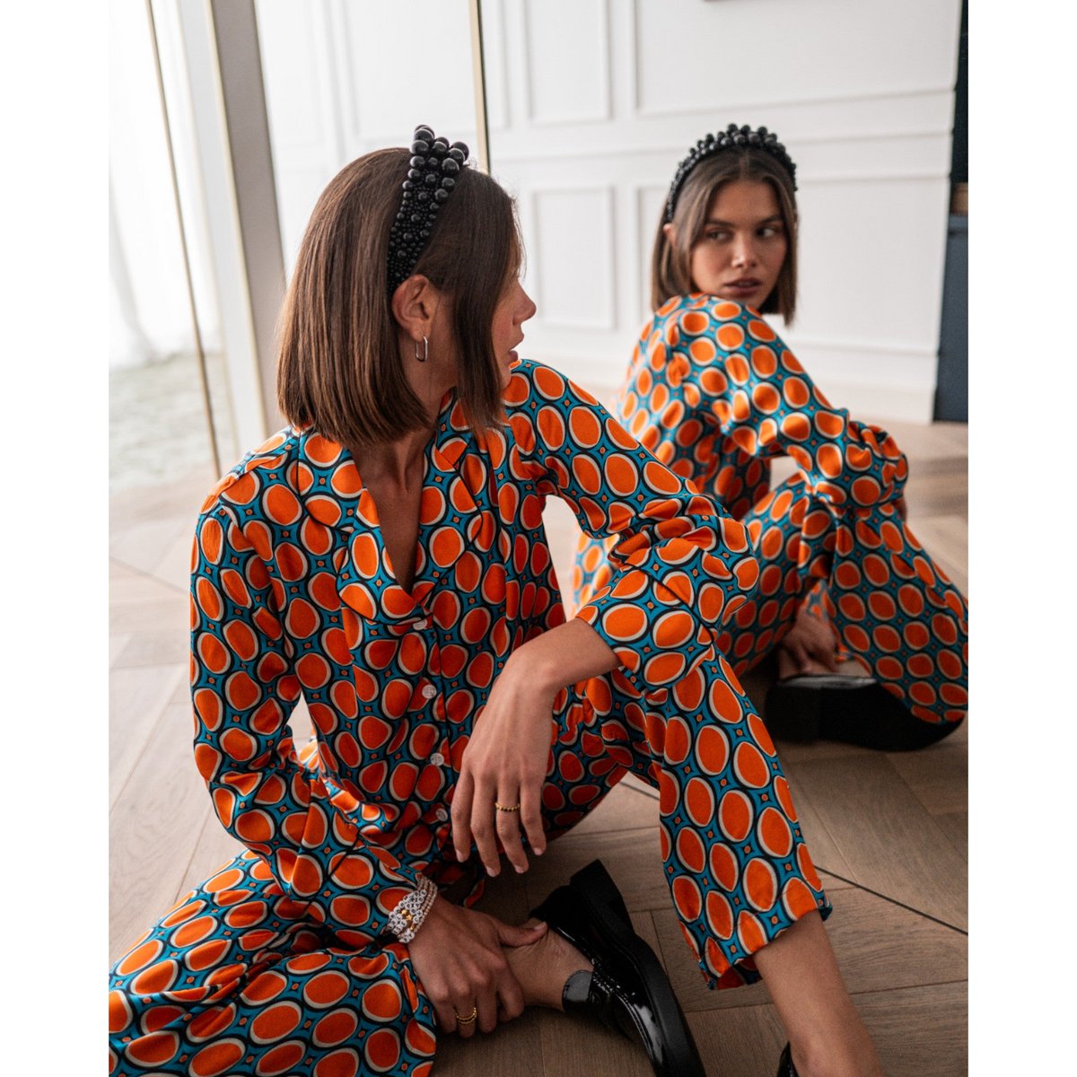 Bluse Loose Cut Dots