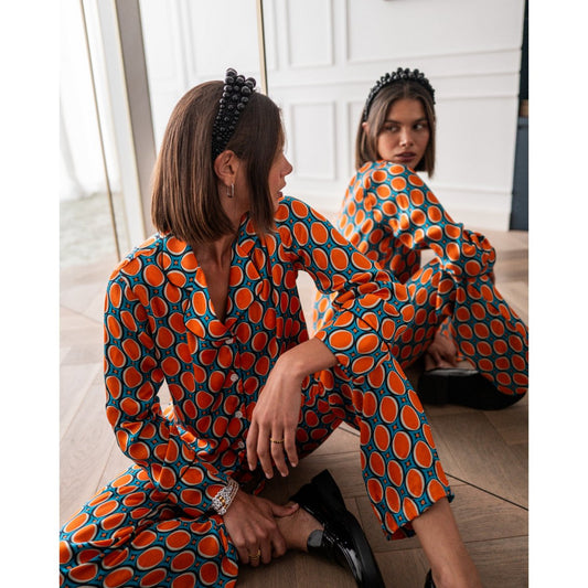 Bluse Loose Cut Dots