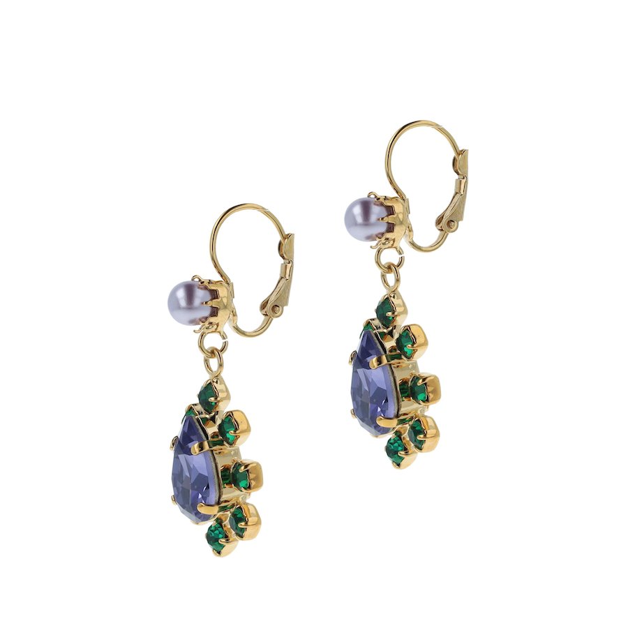 Tülin Purple Earrings