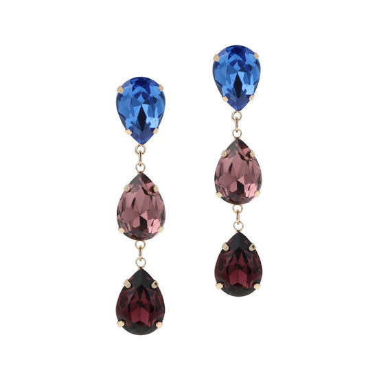 Triple Drop Multicolor Earhangers
