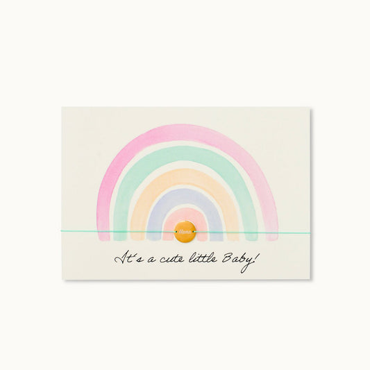 Armband-Karte: It´s a cute little Baby!