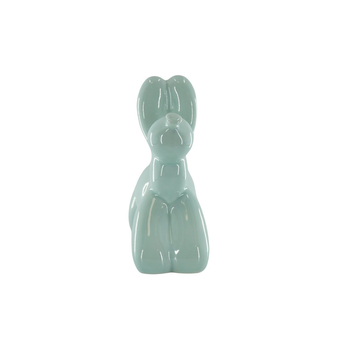 Ornament – Spardose Ballonhund – Mintgrün – 17 x 7 x 17 cm