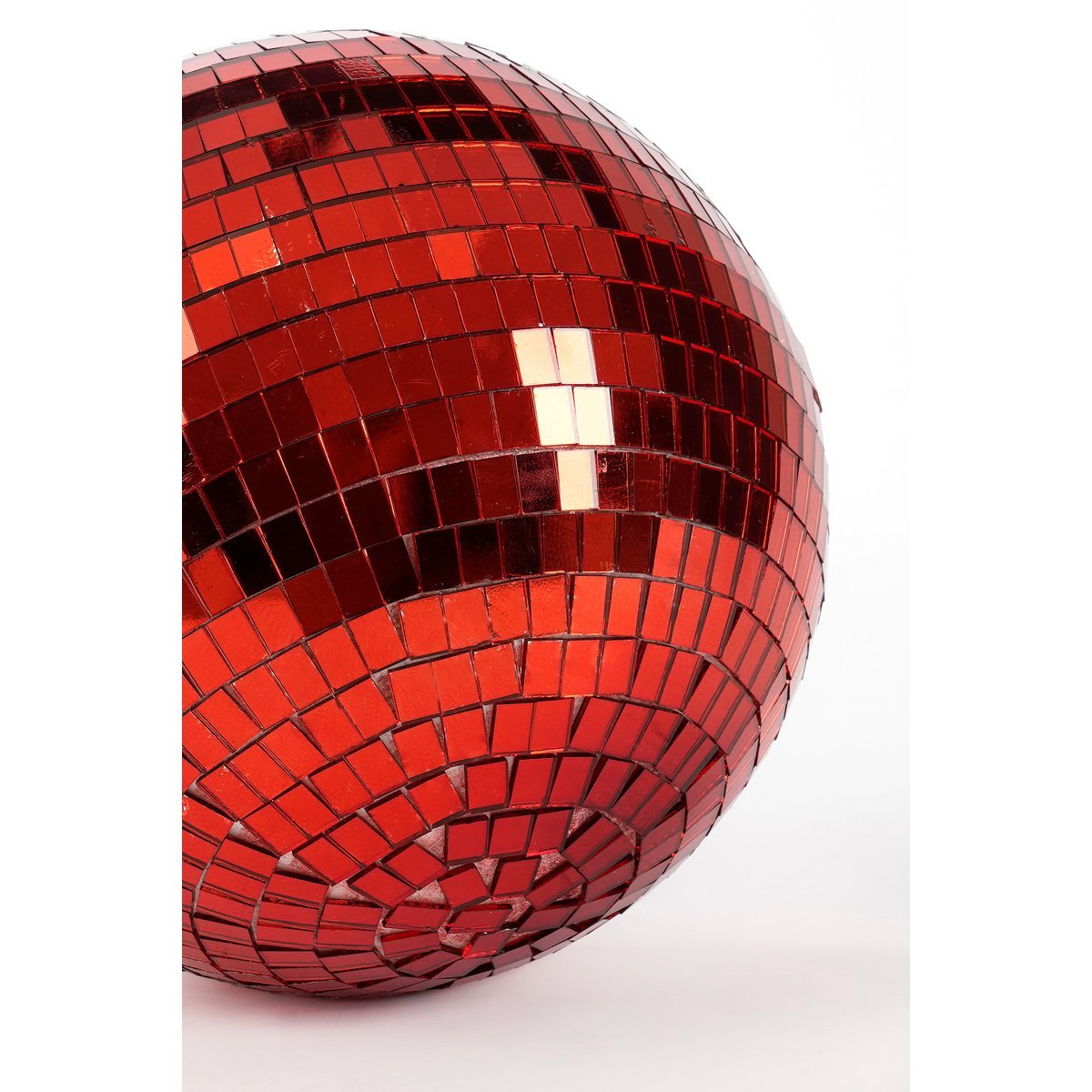 Weihnachtsdiskobal - Ø30 cm - rot