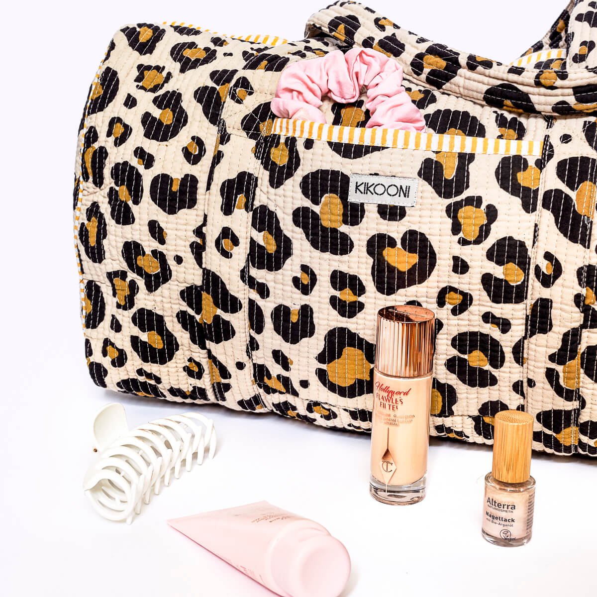 Handgemachte Baumwolltasche "Oh Leo"