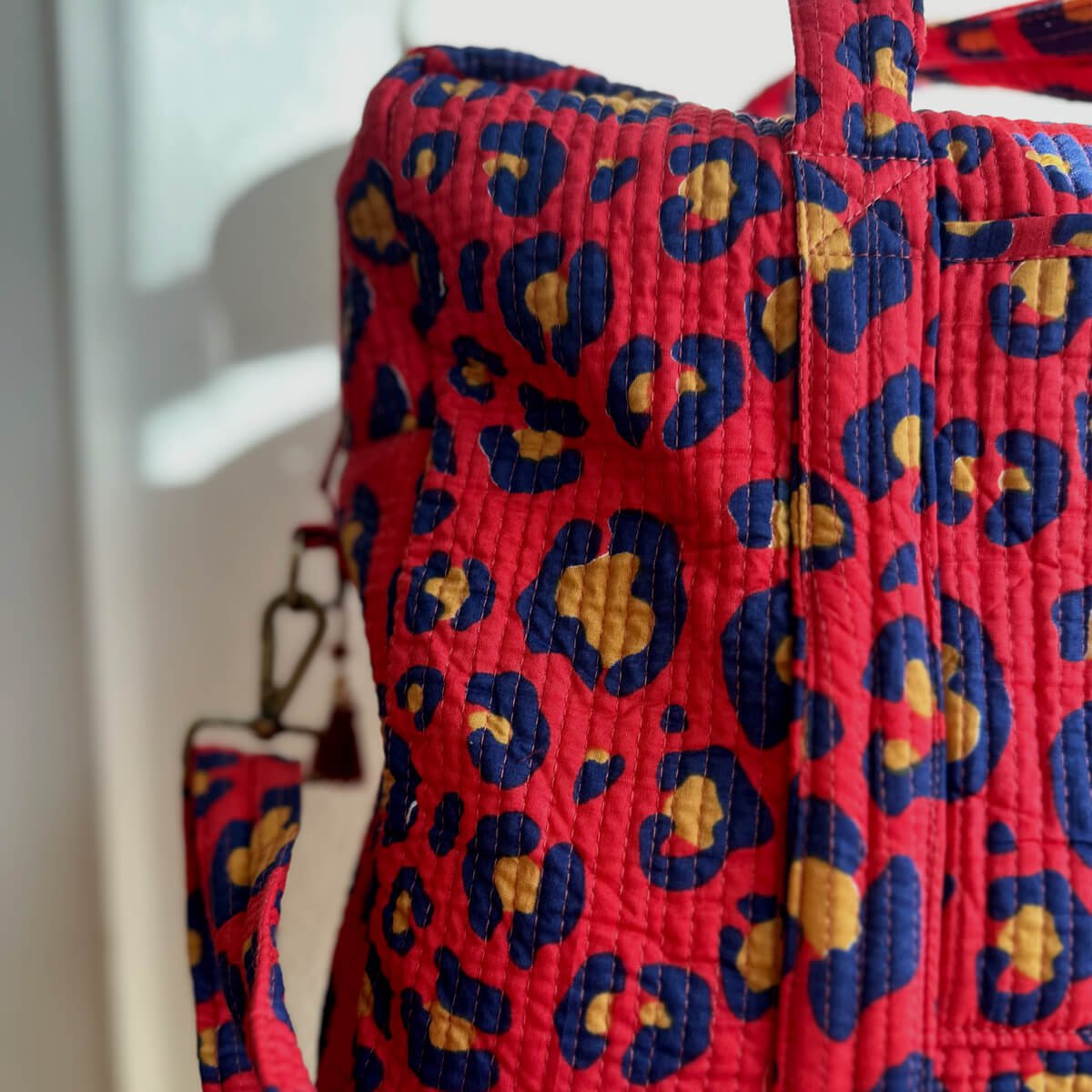 Große Reisetasche "Oh Leo LOVE"